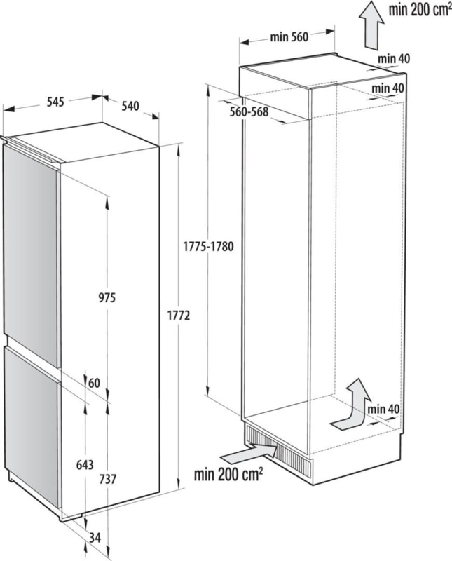 Chłodziarko-zamrażarka GORENJE NRKI517E41-Z0C6n4o0S040P1b7I6N0B6W950D1C434