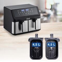 ELDOM FRYTOWNICA BEZTŁUSZCZOWA,PODWÓJNA POZIOMA 9