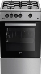 Kuchnia Beko FSG52020FX (Płyta gazowa; Piekarnik gazowy; 500mm)