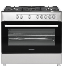 Kuchnia gazowo elektryczna Ravanson KWGE-K90A Cheff (inox)