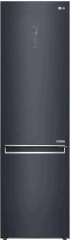 Lodówka LG GBB92MCACP z zamrażalnikiem dolnym 203 cm Czarna