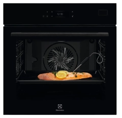 Piekarnik elektryczny parowy Electrolux 800 SteamBoost COB8S39WZ Termoobieg Termosonda Zdalne sterowanie Czarny