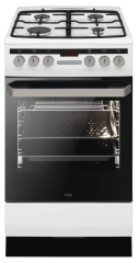 Kuchnia gazowo-elektryczna Amica 58GES2.33HZpTaDpAF(W) Termoobieg