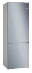 Lodówka Bosch Serie 4 KGN492LDF z zamrażalnikiem dolnym 203 cm Srebrna
