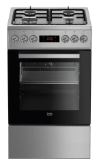 Kuchnia gazowo-elektryczna Beko FSM52321DXDS Termoobieg