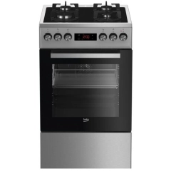 Kuchnia BEKO FSMT55330DXDS Pieczenie 3D Rożen Grill Termoobieg Czyszczenie parą