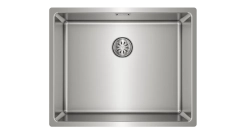 Be Linea RS15 50.40 PureClean Undermount installation stainless steel sink with polished finish