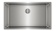Be Linea RS15 71.40 PureClean Undermount installation stainless steel sink with polished finish