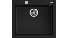 FORSQUARE 50.40 TG AUTO WST BLACK Granitowy zlewozmywak