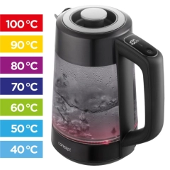 RK4195 Czajnik elektryczny szklany 1,7 l regulacja temperatury