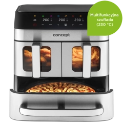 FR9000 Frytkownica beztłuszczowa Air Fryer 18,5 l PIZZA TRIO