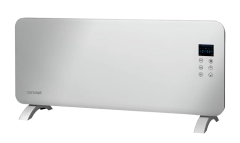 KS4000 Konwektor elektryczny Concept  szkło hart. LED pilot 1000/2000W biały