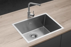 DNN1060ss Zlewozmywak kuchenny nierdzewny z ociekaczem Nano SILVER