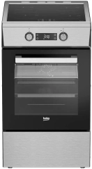 Beko FSM59300XDS – kuchnia wolnostojąca 50 cm, gaz + elektryczny piekarnik, termoobieg, stal inox