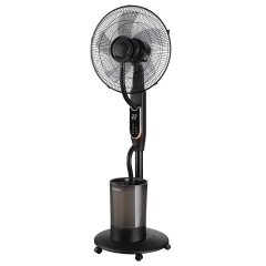 Wentylator mgiełkowy z nawilżaczem, LED, z pilotem, Klausberg, KB-9043