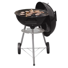 Grill węglowy ogrodowy, z pokrywą, na kółkach, KINGHOFF, KH-2033