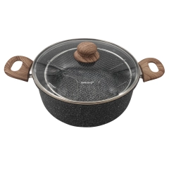 Garnek do frytek 24 cm / 4 L z koszykiem i pokrywką, KINGHoff KH-1985