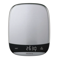 Waga kuchenna LED, 10 kg dokładność 1 g, USB-C, tarowanie, Klausberg