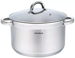 Garnek z pokrywą 11,5l, Ø30cm, stal Klausberg