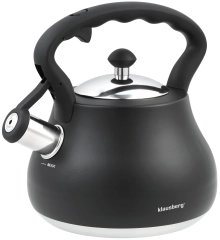 Czajnik tradycyjny 2,7l czarny Klausberg