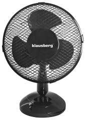 Wentylator biurkowy, czarny Ø23cm Klausberg