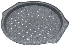 Forma, blacha do pizzy, szary marmurek Ø31cm Klausberg