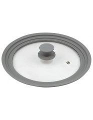 Uniwersalna pokrywa, szkło-silikon Ø24, 26, 28 cm KingHoff