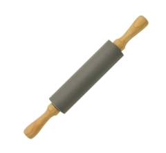 Wałek do ciasta, silikon, szary 39,5cm KingHoff