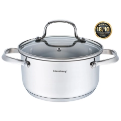 Garnek z pokrywką stal, Ø18cm 2,5l Klausberg