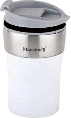 Kubek termiczny, biały, 280ml Klausberg