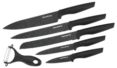Noże kuchenne, zestaw 6 elementów, Klausberg, KB-7613