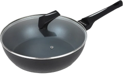 Patelnia głęboka z pokrywką, Ø28CM Klausberg, KB-7692