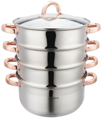 Garnek do gotowania na parze 5 elm, 24cm, 5,0L KB-7736