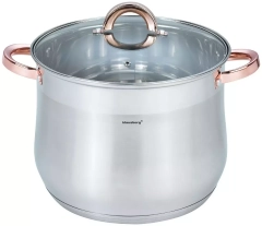 Garnek stalowy z pokrywą, 10.7L, Ø2cm, Klausberg, KB-7794