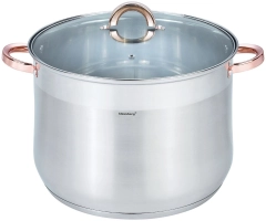 Garnek stalowy z pokrywą, 18.7L, Ø32cm, Klausberg, KB-7797