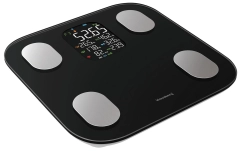 Waga łazienkowa, elektroniczna, z analizatorem składu ciała, czarna, Klausberg, KB-7854