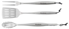 Zestaw do grillowania, 3 elementy, stal nierdzewna, Klausberg, KB-7900