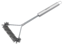 Szczotka do czyszczenia grilla, 41,5cm, stal nierdzewna, KINGHoff, KH-1915