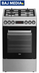 Kuchnia gazowo-elektryczna Beko FSM51337DXDT Termoobieg