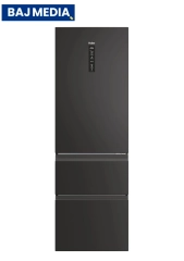 Lodówka Haier Seria 5 HTW5618DNPT Pełny No Frost 185cm Szuflada z kontrolą wilgotności Zdalne sterowanie Czarny