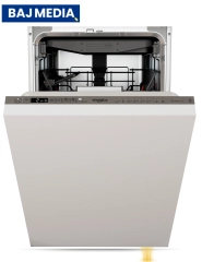 Zmywarka Whirlpool WSIO 3O34 PFE X 44,8cm Automatyczne otwieranie drzwi Szuflada na sztućce