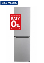Lodówka Privileg PVBN 486 XE 192 cm No Frost 335L Zamrażarka na dole LED Alarm 40 dB