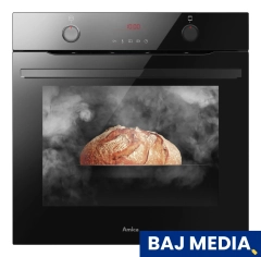 Piekarnik elektryczny parowy Amica ED47638BA+ X-Type Steam Termoobieg Czarny