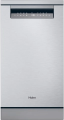 Zmywarka Haier I-Pro Shine Seria 5 XF1C3TB1FX 44,8cm Funkcje AI Automatyczne otwieranie drzwi Szuflada na sztućce