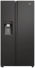 Lodówka Haier Seria 7 HSW79F18DIPT Pełny No Frost 177,5cm Dystrybutor wody Zdalne sterowanie Czarny łupkowy