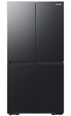Lodówka Samsung SBS RF65DG960EB1 Funkcje AI Pełny No Frost 183cm Dystrybutor wody Kostkarka automatyczna Zdalne sterowanie Grafitowy