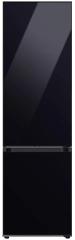 Lodówka Samsung Bespoke RB38C7B5E22 Funkcje AI Pełny No Frost 203cm Szuflada z kontrolą wilgotności Zdalne sterowanie Czarne szkło