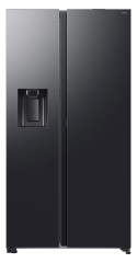 Lodówka Samsung SBS RS80F64KEFEO Funkcje AI Auto Open Pełny No Frost 178,4cm Kostkarka Zdalne sterowanie Grafitowa stal