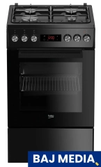 Kuchnia gazowo-elektryczna Beko FSE52321DBD Termoobieg Grill