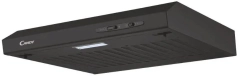 OKAP PODSZAFKOWY CANDY CFT610/4N/1 60CM LED 3 PRĘDKOŚCI FILTR WĘGLOWY CZARNY 209 m³/h WYSUWANY DO ZABUDOWY